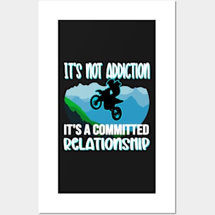 BIKER STUFF FUNNY QUOTE WITH GRAPHIC WHITE LETTERS Posters and Art